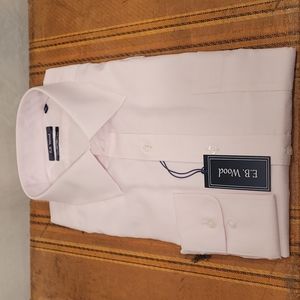 E.B. Wood 173913 Pink Long Sleeve Dress Shirt